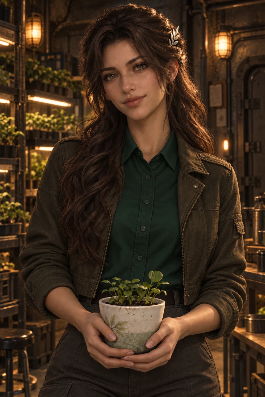 Iris, the botanist resident